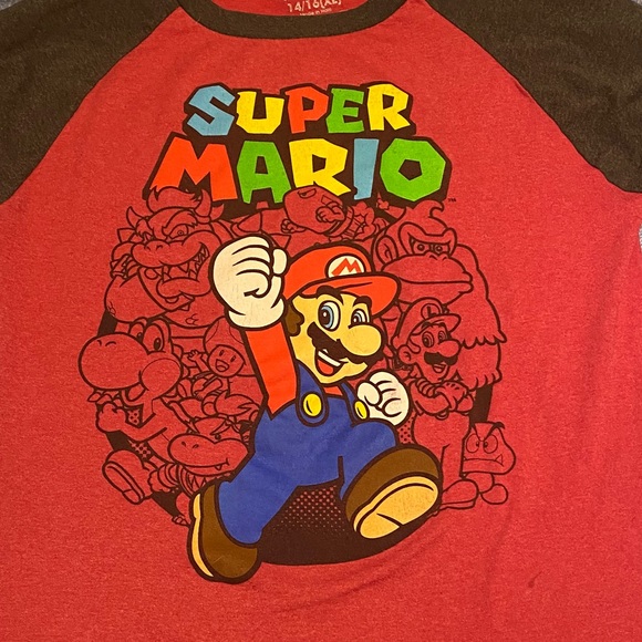 Price Negotiable* Super Mario Long Sleeve Tee - Picture 2 of 5